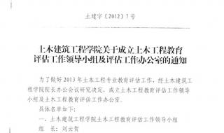 成立领导小组的通知